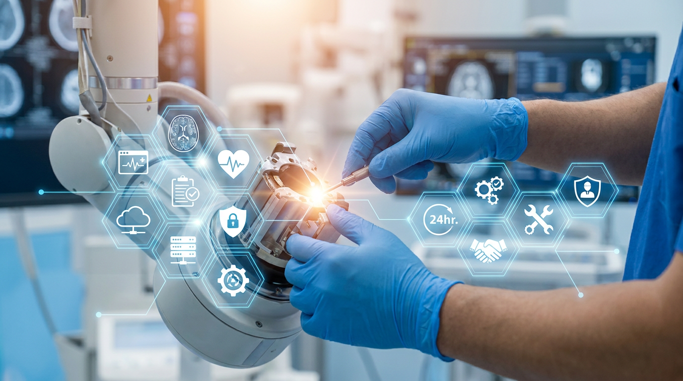 Instalación y soporte técnico de equipos médicos